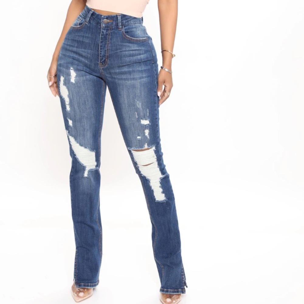 FN Killing Em Kindly High Rise Jeans Dark Wash